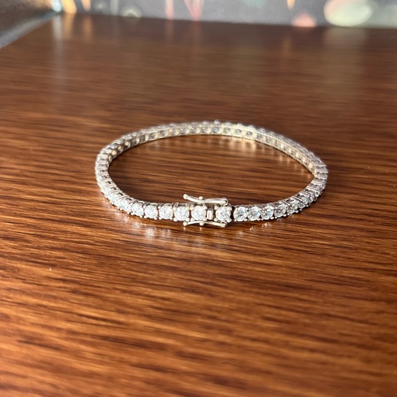 Designs by Gioelli Jewelry - Designs by Gioelli Cubic Zirconia Sterling Silver Tennis Bracelet